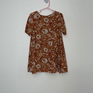 Old Navy Toddler Girl Short Sleeve Dress 4T bunnies Foxes Deer Horses Floral